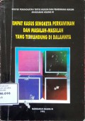 Empat Kasus Sengketa Perkawinan Dan Masalah-Masalah Yang Terkandung Di Dalamnya