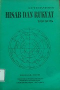 Ephemeris Hisab dan Rukyat 1995
