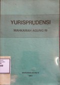 Yurisprudensi Mahkamah Agung RI