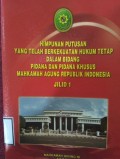 Himpunan Putusan Yang Telah  Berkekuatan  Hukum Tetap Dalam Bidang Pidana Dan Pidana Khusus Mahkamah Agung Republik Indonesia